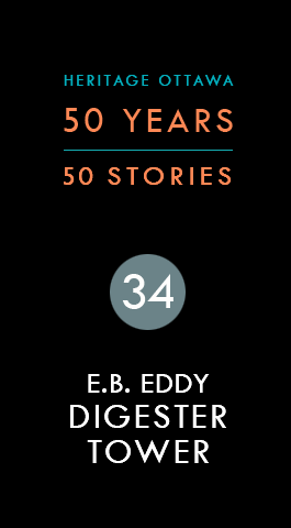 E.B. Eddy Digester Tower | Tour de lessivage E.B. Eddy