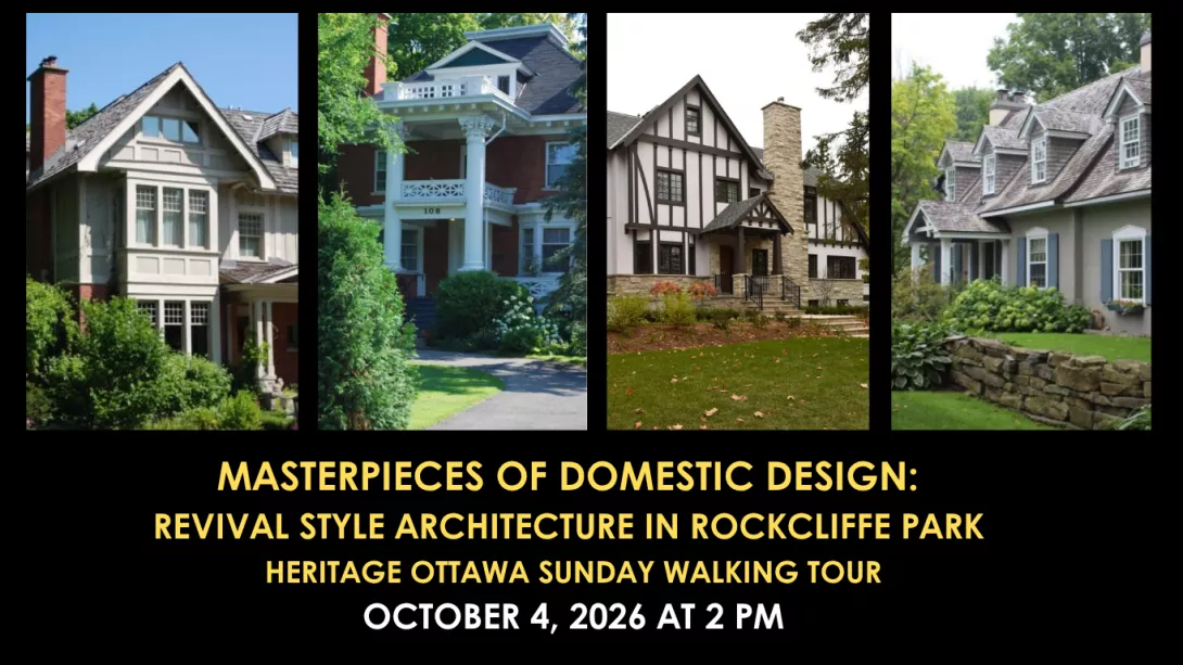 Rockcliffe Park Walking Tour